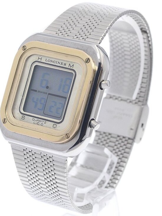 LONGINES LCD vintage liquid crystal Dial Quartz Men\'s Watch_949662 main image 10